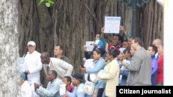 Reporta Cuba Activistas en #TodosMarchamos domingo 24 fotos de Angel Moya
