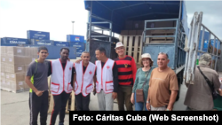 Cáritas Santiago de Cuba culminó la extracción de otros cinco contenedores de kits de alimentos, higiene y hogar enviados desde EEUU