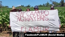 "Sin campo no hay país", una e las campañas impulsadas por FLAMUR en Cuba. 