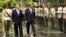 Raúl Castro recibe en el Palacio de la Revolución al presidente de Costa Rica Luis Guillermo Solís
