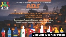 Cartel de propaganda de la Conferencia Internacional de Solidaridad