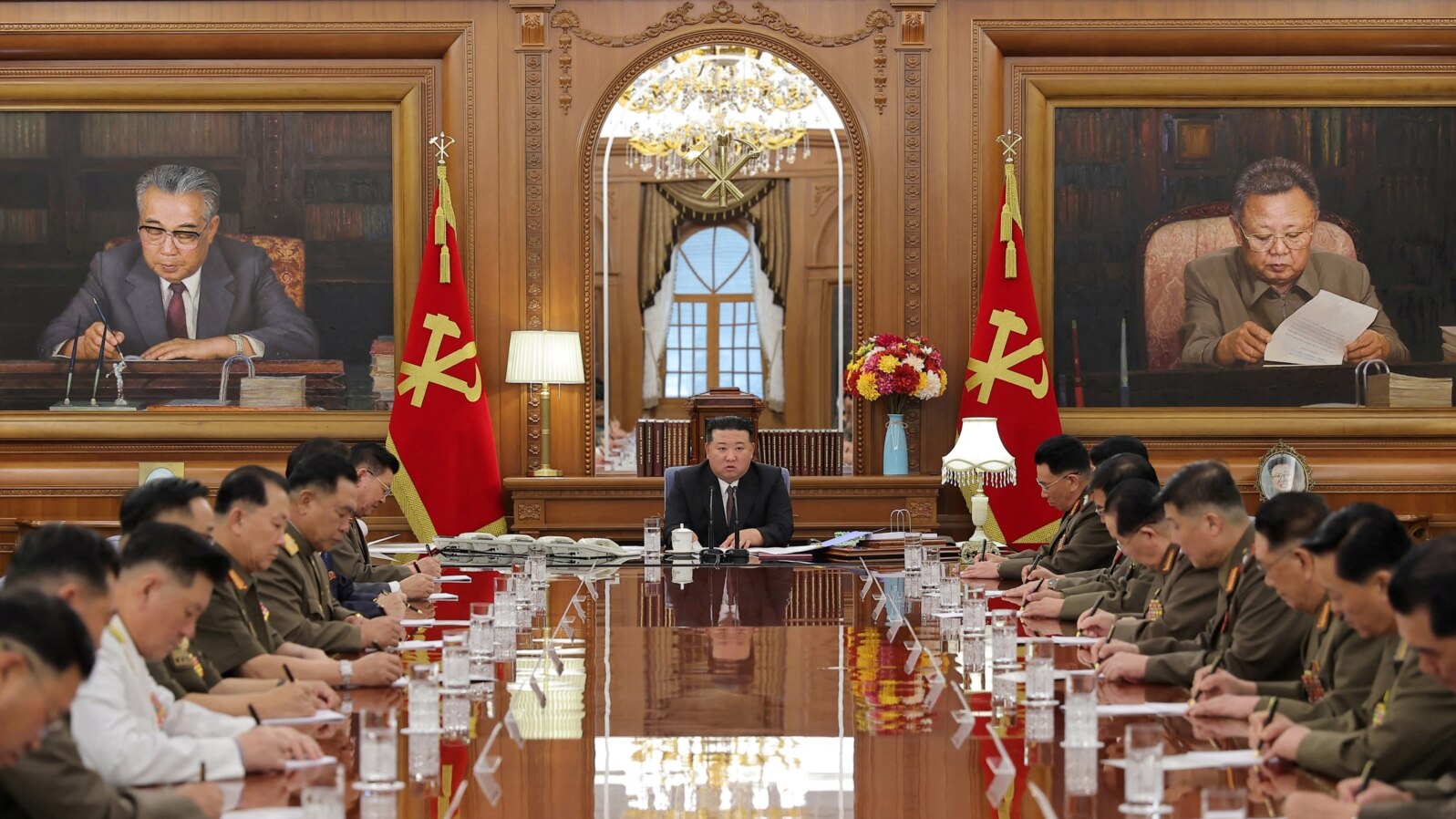 Meeting of the Central Military Commission of the Workers' Party of Korea in Pyongyang