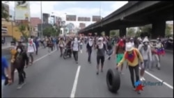 Nueva batalla campal entre opositores y chavistas en calles venezolanas