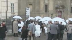 Marcha de apoyo a las Damas de Blanco en la República Checa