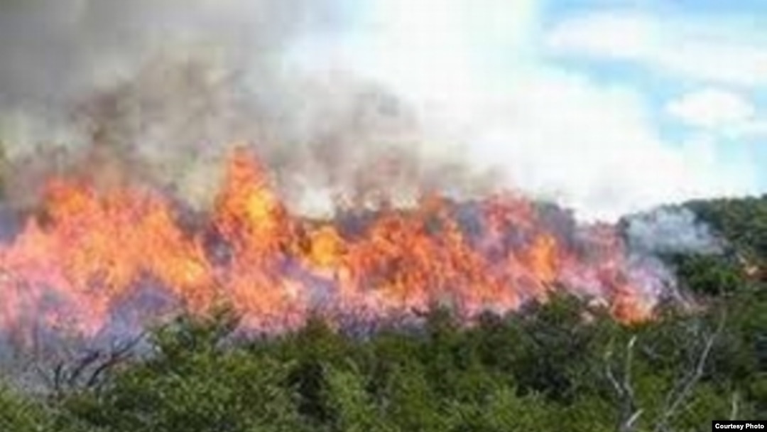 Incendio en Cuba.
