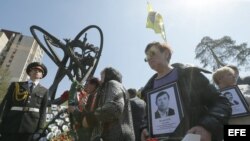 Los ucranianos recuerdan la tragedia de Chernóbil. 