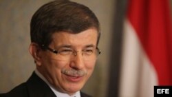 Ministro turco de Exteriores, Ahmet Davutoglu