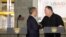 El secretario de Estado, Mike Pompeo, e Iván Duque, presidente de Colombia, en Cúcuta en abril de 2019. 