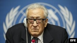 El mediador del proceso de paz para Siria, Lajdar Brahimi