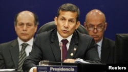 El presidente de Perú, Ollanta Humala 