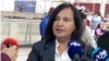 Dinorah Figuera, presidenta de la Asamblea de Venezuela electa en 2015, declaró este jueves a su llegada a Maiquetía. (VPITV)