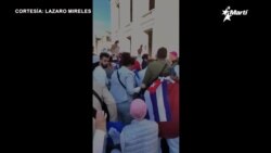Info Martí | Cientos de cubanos se manifiestan frente al Vaticano pidiendo ¡Libertad!