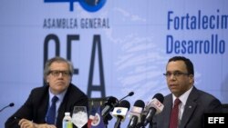 ALMAGRO VE "INNECESARIO" ABORDAR EL TEMA DE VENEZUELA EN LA ASAMBLEA GENERAL
