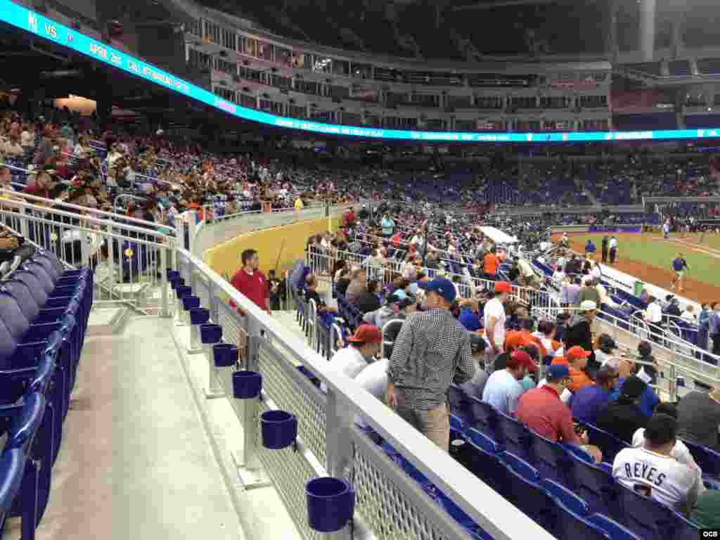 El estadio de los Marlins
