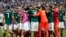 México celebra triunfo ante Alemania.