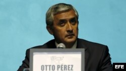 El presidente de Guatemala Oto Pérez Molina