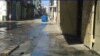 Aguas albañales en una calle de Centro Habana. (Archivo)