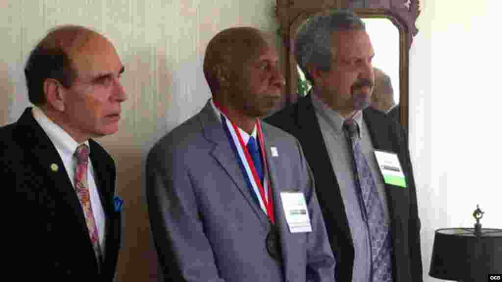 Guillermo Fariñas recibe en Washington la Medalla de la Libertad Truman-Reagan. Foto: Ricardo Quintana