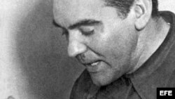 Retrato del gran poeta granadino Federico García Lorca. 