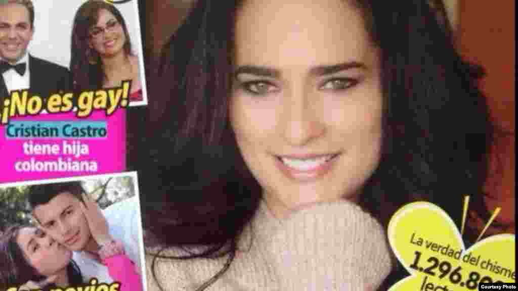 Jacqueline Arenal en la portada de la revista TV y Novelas.