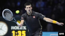 El tenista serbio Novak Djokovic.