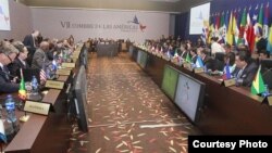 La reunión de cancilleres de la VII Cumbre de las Américas no aprobó una declaración final para enviar a los presidentes.