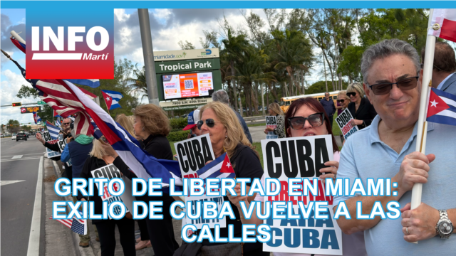 Grito de libertad en Miami: exilio de Cuba vuelve a las calles  - marzo 20, 2026