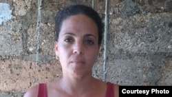 Angélica Garrido Rodríguez, prisionera política cubana arrestada por manifestarse el 11 de julio. (Foto cortesía de María Cristina Garrido). 