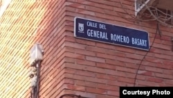 Calle General Romero Basart en Madrid.