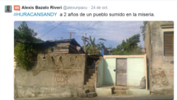 Vecinos de Santiago de Cuba salen a la calle a reclamar vivienda justa
