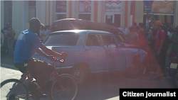 Reporta Cuba. Accidente de tránsito en Santiago de Cuba. Foto: Ridel Brea.