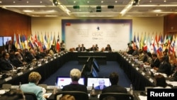 Reunión de ministros de finanzas en Chile, previa a la Cumbre CELAC - UE. 