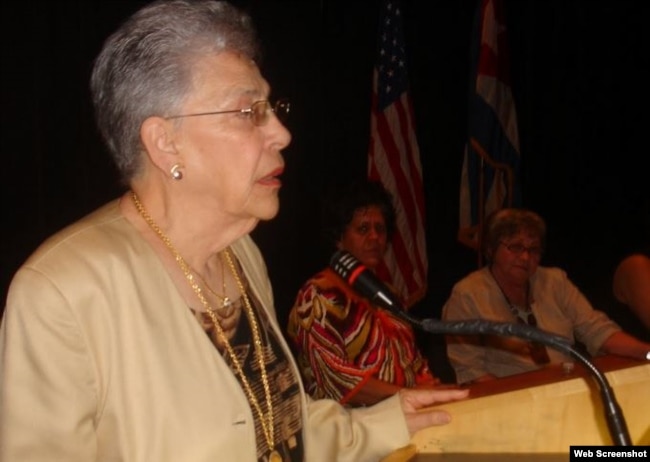 Junto a otras expresioneras políticas, Ana Lázara Rodríguez fue reconocida recientemente. (Archivo)