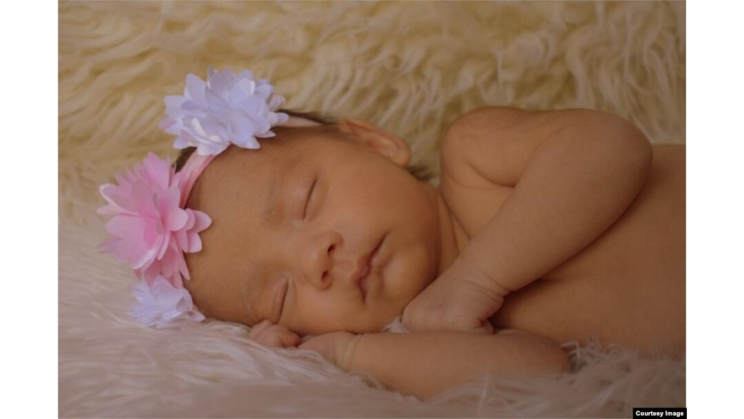 Valeria, la bebé cuya custodia disputan familiares de Cuba y Miami.