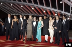 El jurado del Festival integrado por Paolo Sorrentino, Golshifteh Farahani, Amat Escalante, Marion Cotillard, Melita Toscan du Plantier, Martin Scorsese, Patricia Clarkson, Anurag Kashyap, Narjiss Nejjar, Park Chan-wook y Fatih Akin.