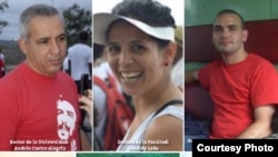 Represores cubanos identificados por la undación para los Derechos Humanos en la isla.