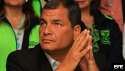 El presidente ecuatoriano, Rafael Correa (Archivo).