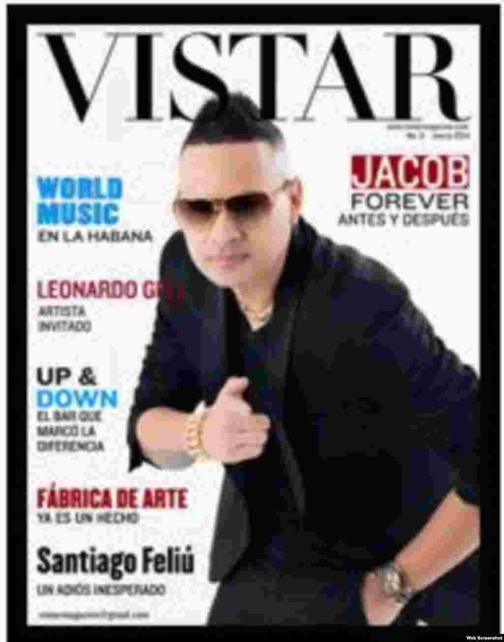 Número 1 de Vistar, revista de publicidad independiente en Cuba 