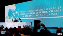 RUEDA DE PRENSA DEL CONGRESO NACIONAL DE LAS FARC-EP EN BOGOTÁ