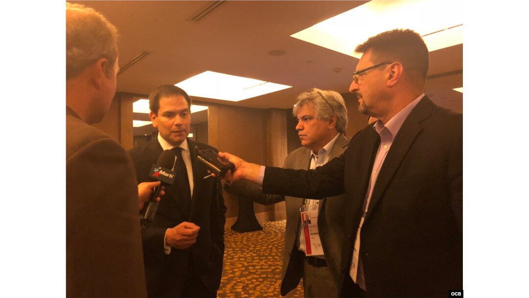 Entrevista con Marco Rubio en Lima, Perú