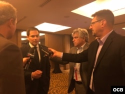 Entrevista con Marco Rubio en Lima, Perú