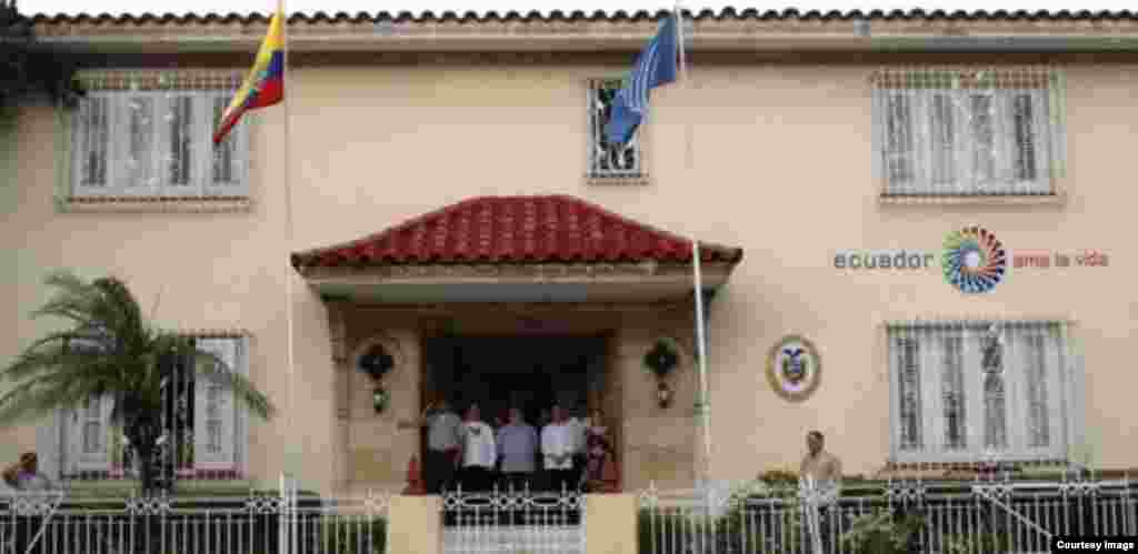 Embajada de Ecuador en La Habana.