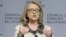 Hillary Clinton, durante su intervención en el Council on Foreign Relations