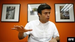 El dirigente opositor Leopoldo López. Foto de archivo