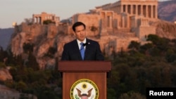 El secretario de Estado de EEUU, Marco Rubio, visita Grecia.
