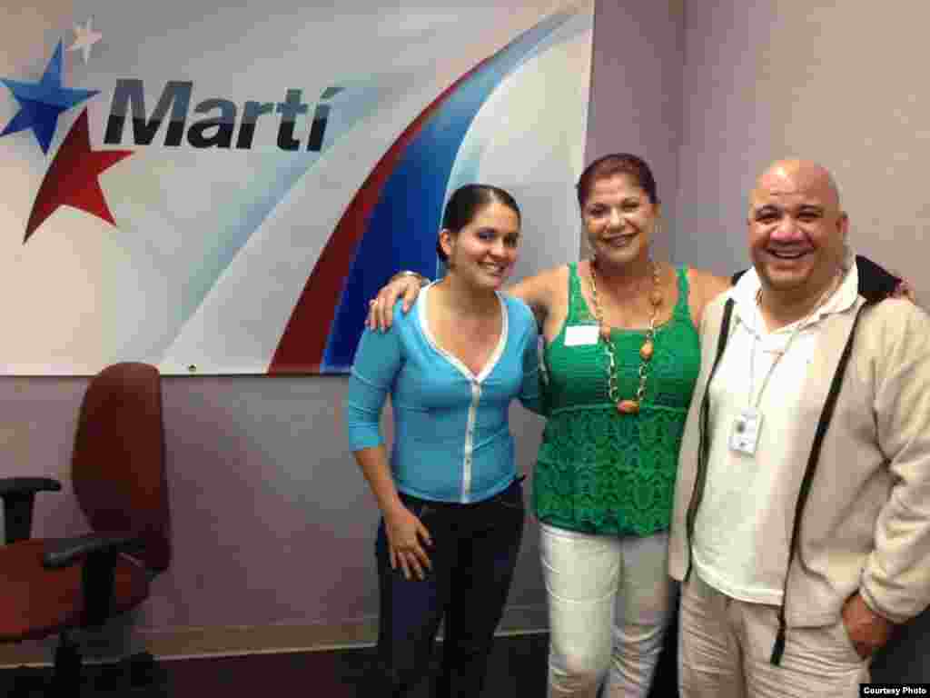 Con la actriz cubana Susana Pérez