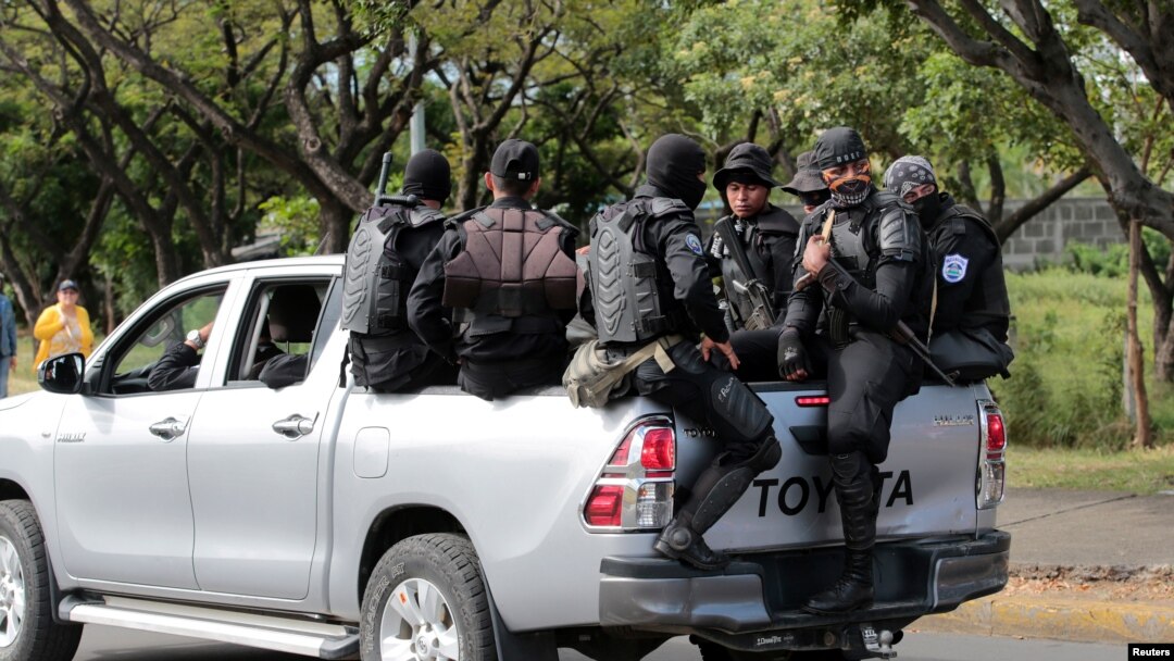 Represivos en Nicaragua. 