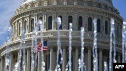 Vista del Capitolio, sede del Congreso de los Estados Unidos. (Mandel Ngan/AFP)