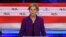 La senadora Elizabeth Warren en Miami el 26 de junio de 2019, durante el debate presidencial en el Partido Demócrata.