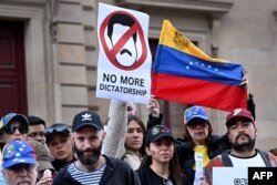 Venezolanos protestas en Melbourne. William WEST / AFP